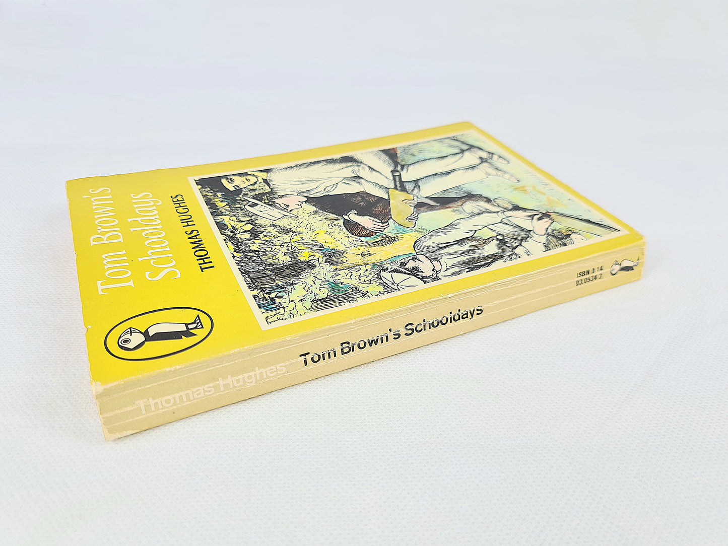 Tom Browns Schooldays by Thomas Hughes. Vintage childrens Puffin book