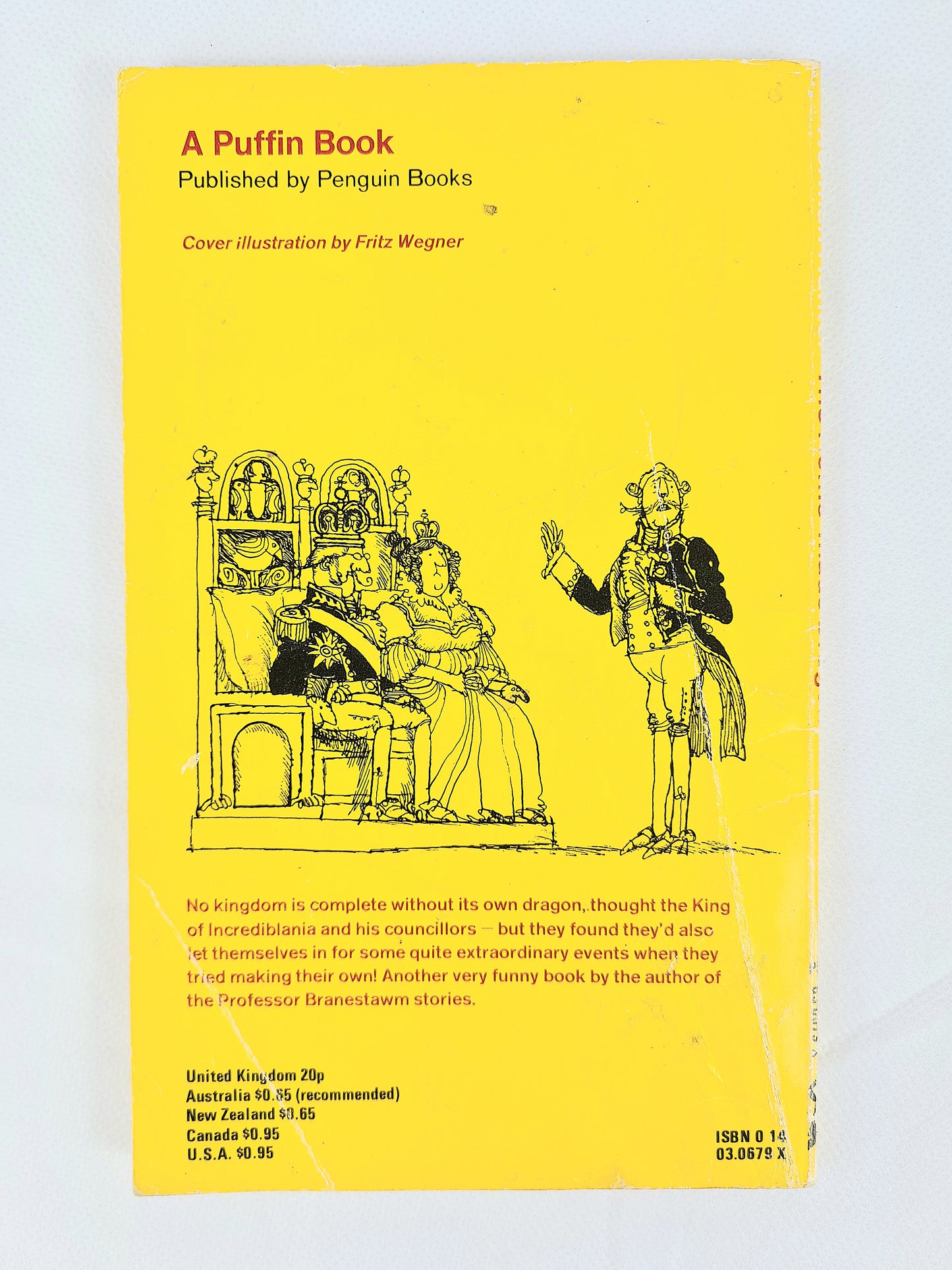 The Homemade Dragon by Norman Hunter. Vintage childrens book, Puffin publications