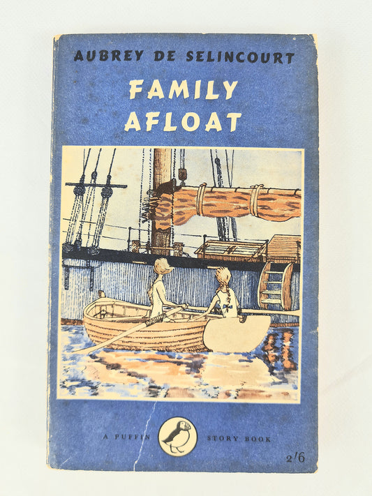Family Afloat by Aubrey De Selingcourt. Vintage Puffin children's book