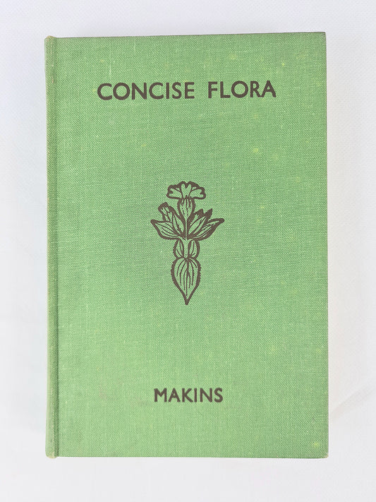 Concise Flora Of Britain, vintage hardback book of flowers 