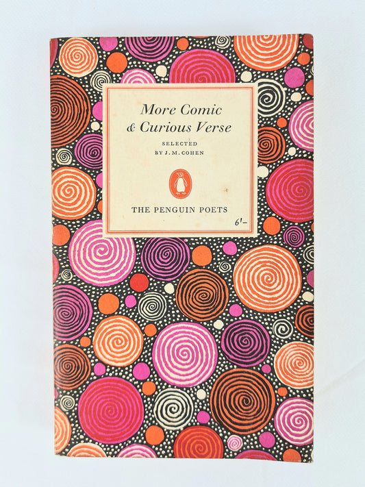 Penguin poetry book with a cool retro cover design 