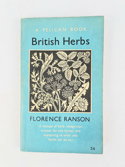 British herbs. Vintage Pelican book 