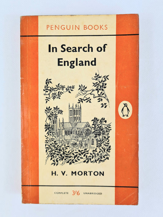 In Search Of England by H V Morton. Vintage orange penguin book 
