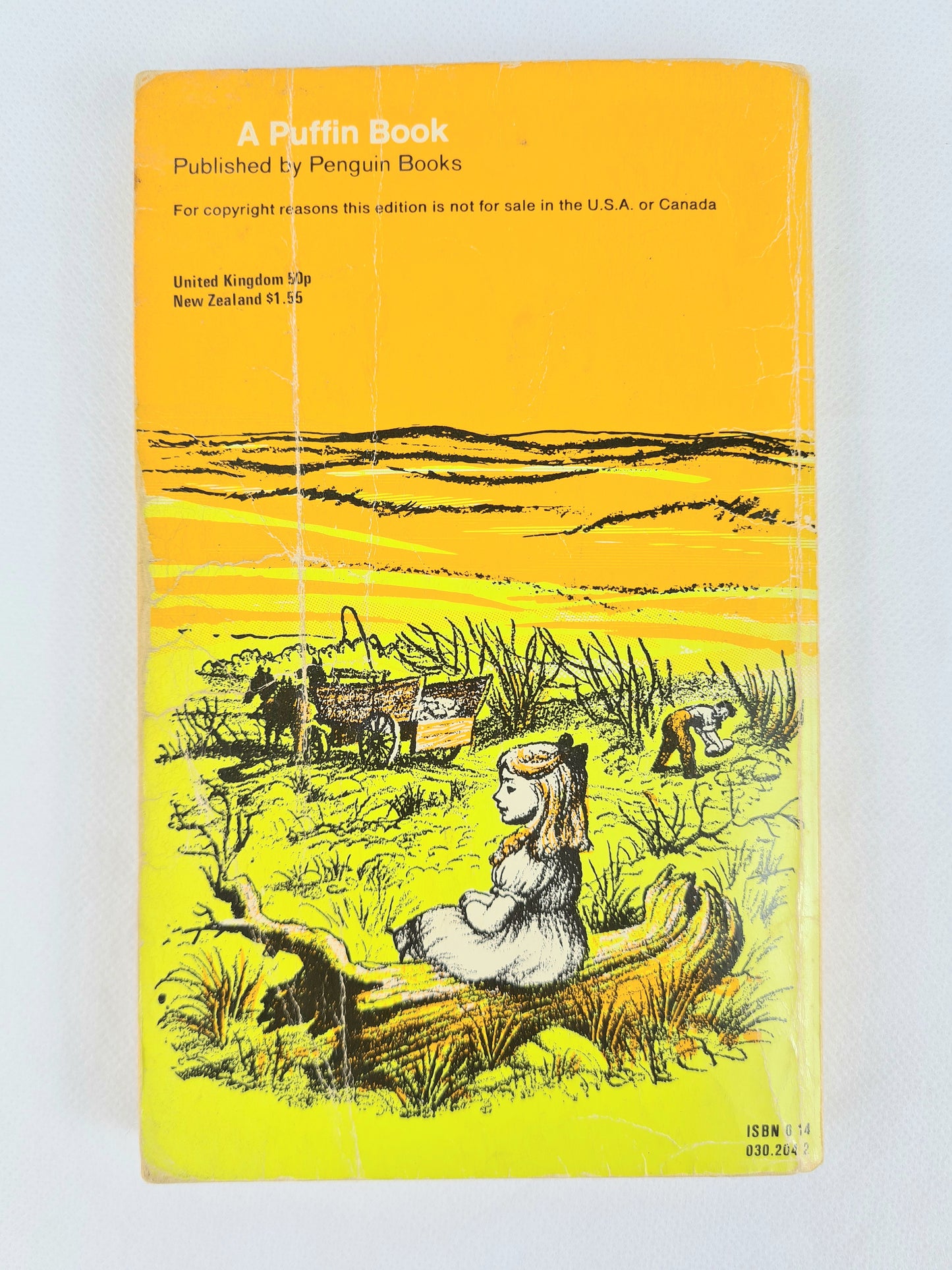 Little House On The Prairie by Laura Ingalls Wilder. Vintage childrens book, Puffin Publications