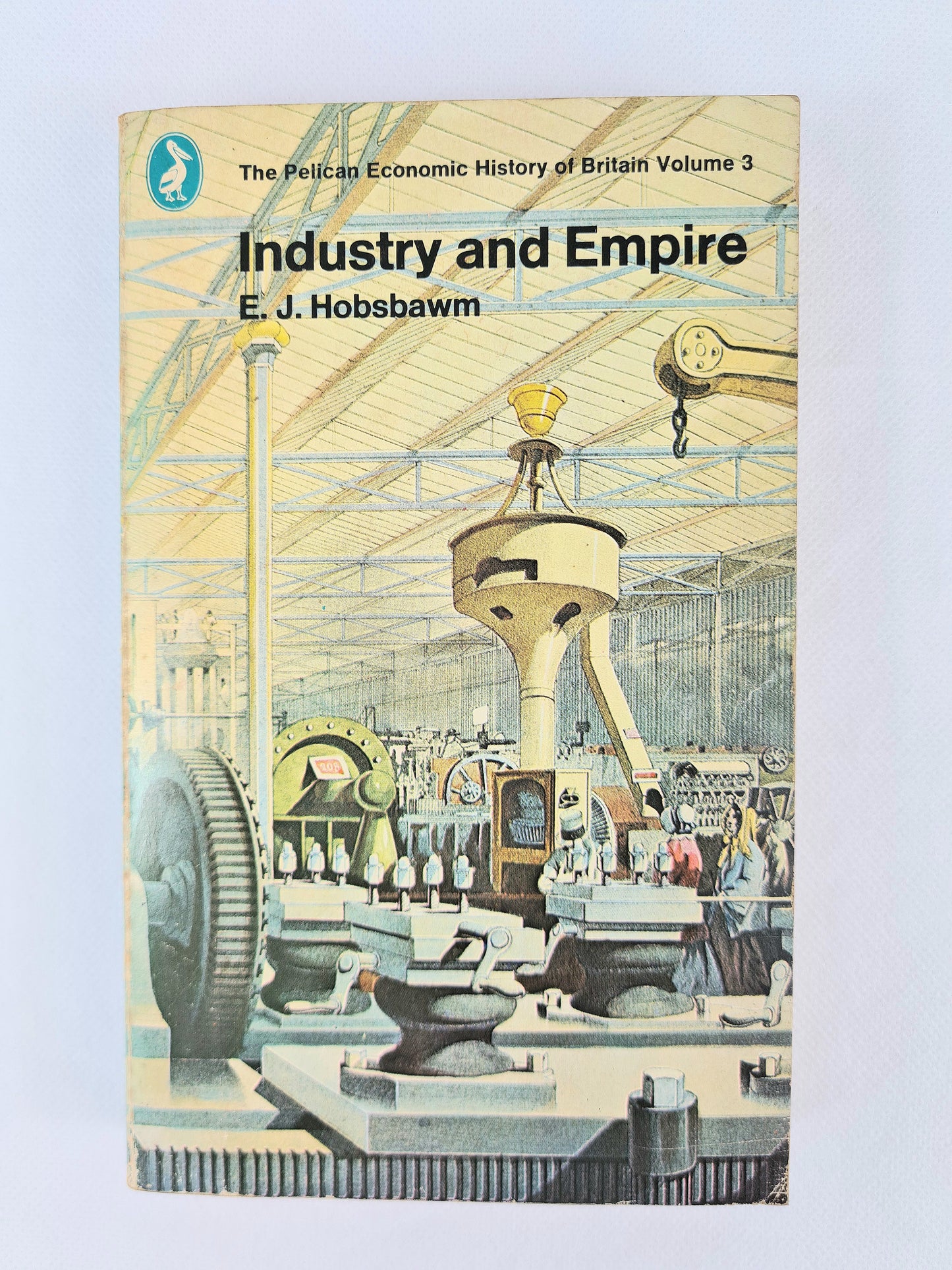 Vintage history book about Industry with a nice cover design