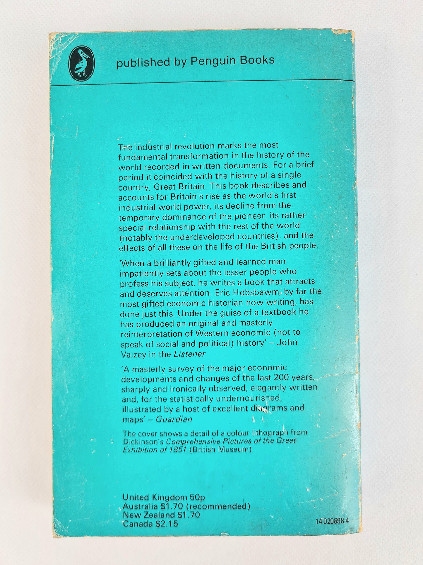 Industry and Empire by E.J Hobsbawm. Vintage Pelican book