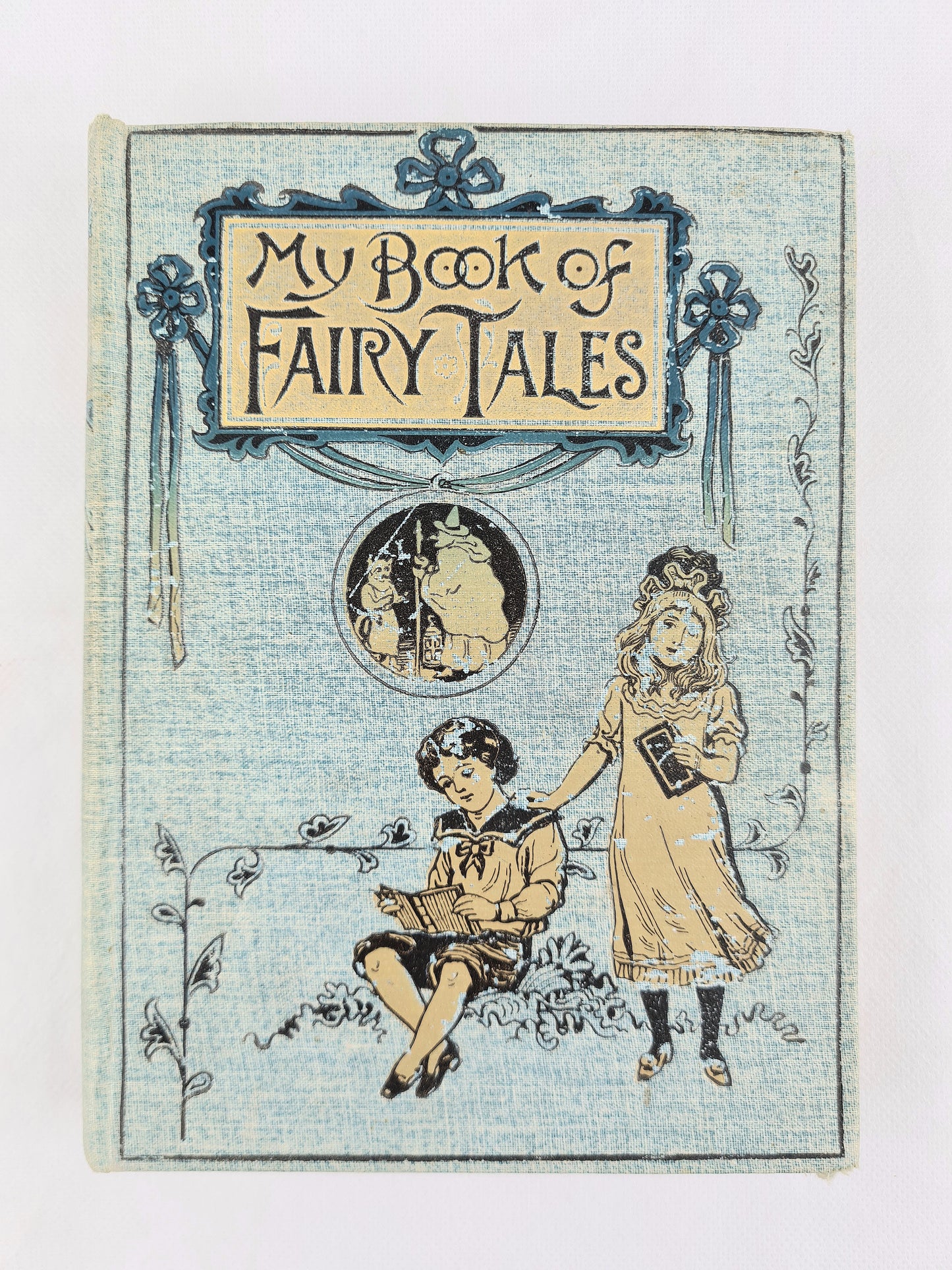 My Book Of Fairy Tales, decorative antique book