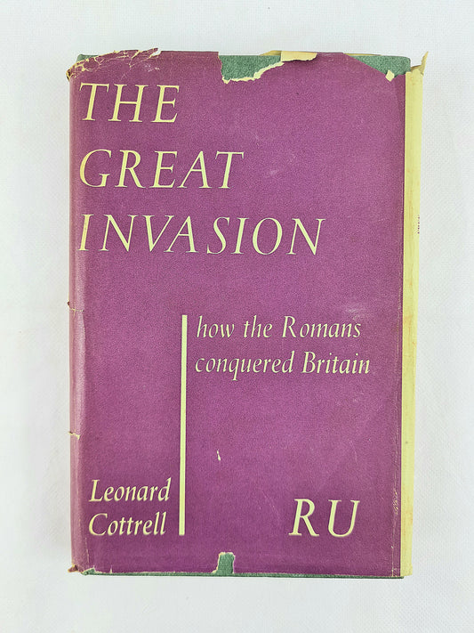 The great invasion, vintage history book with a purple dust cover 