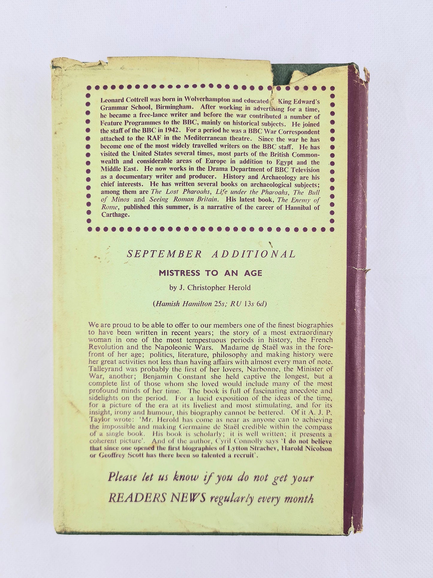 The Great Invasion, how the Romans conquered Britain by Leonard Cottrell. History book 1958