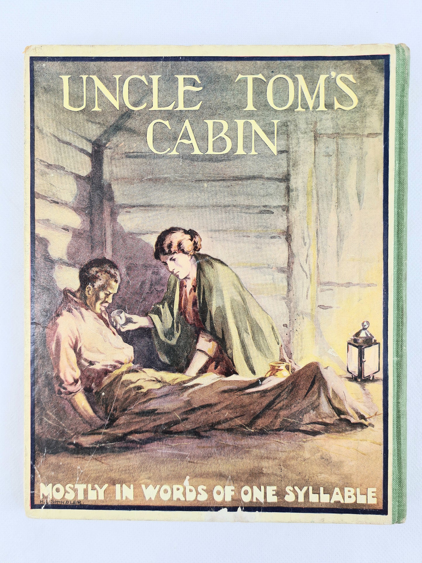 Uncle Tom's Cabin by Harriet Beecher Stowe. Antique Illustrated abridged edition
