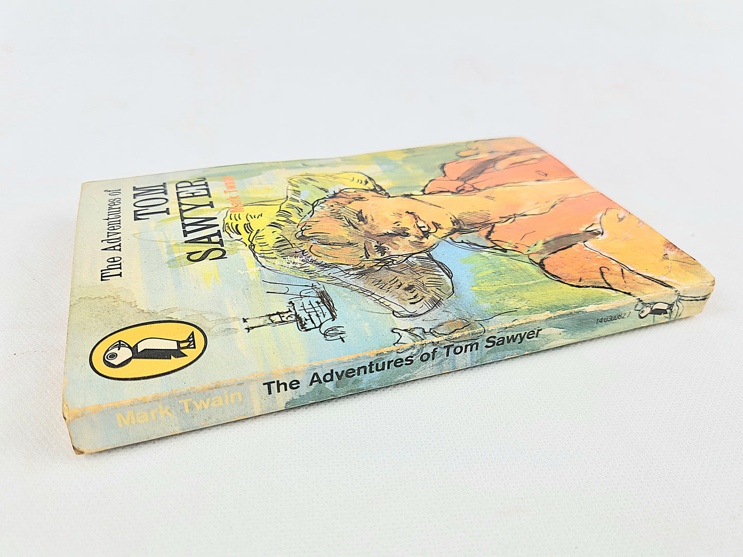 The Adventures of Tom Sawyer by Mark Twain. Vintage children's book