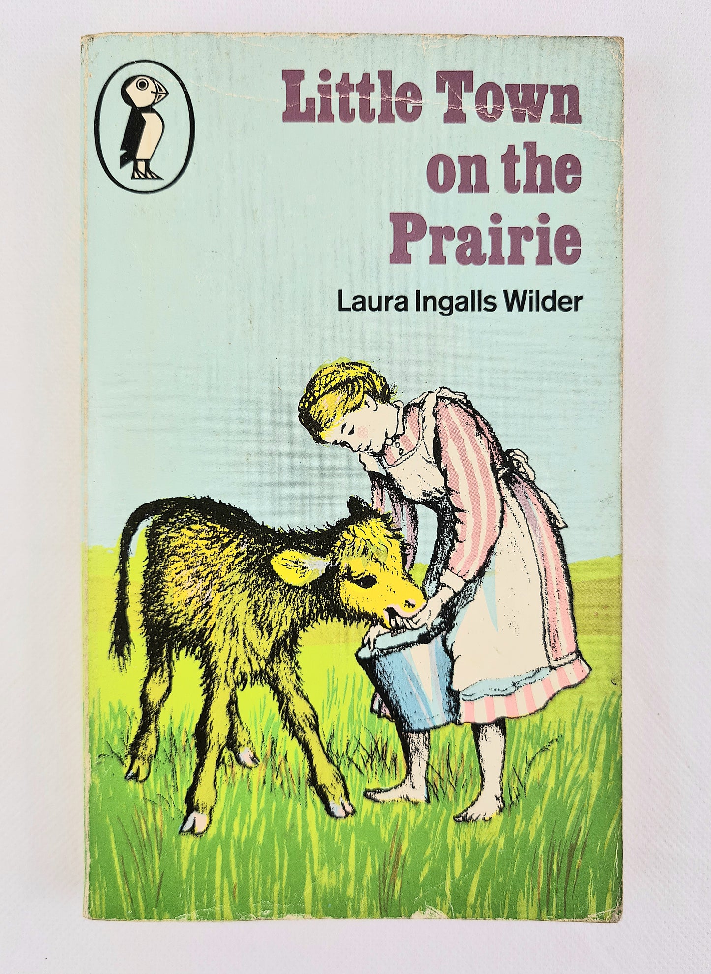 Little Town on the Prairie, old childrens book. Puffin Books
