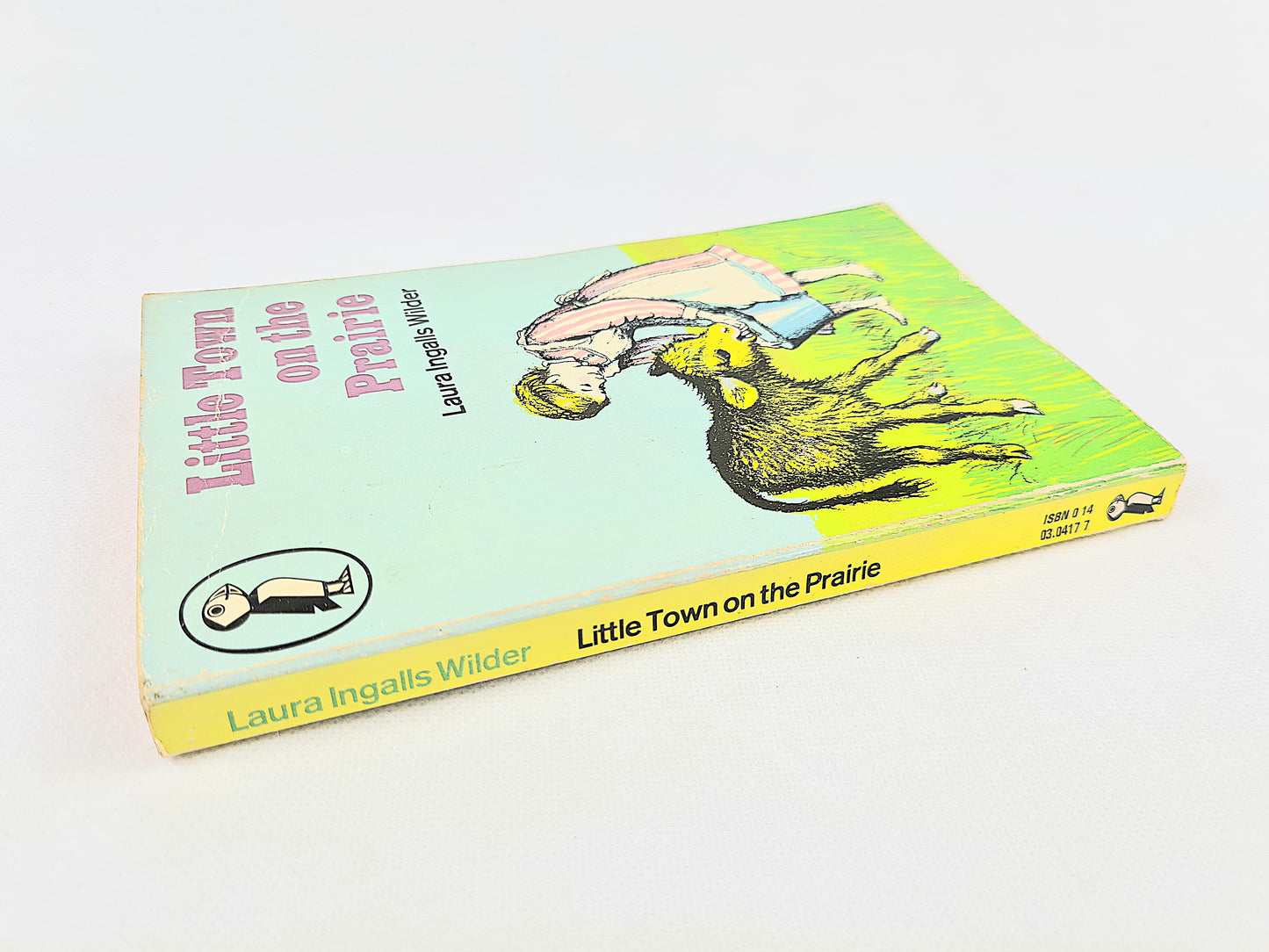 Little Town on the Prairie by Laura Ingalls Wilder, Old childrens puffin book