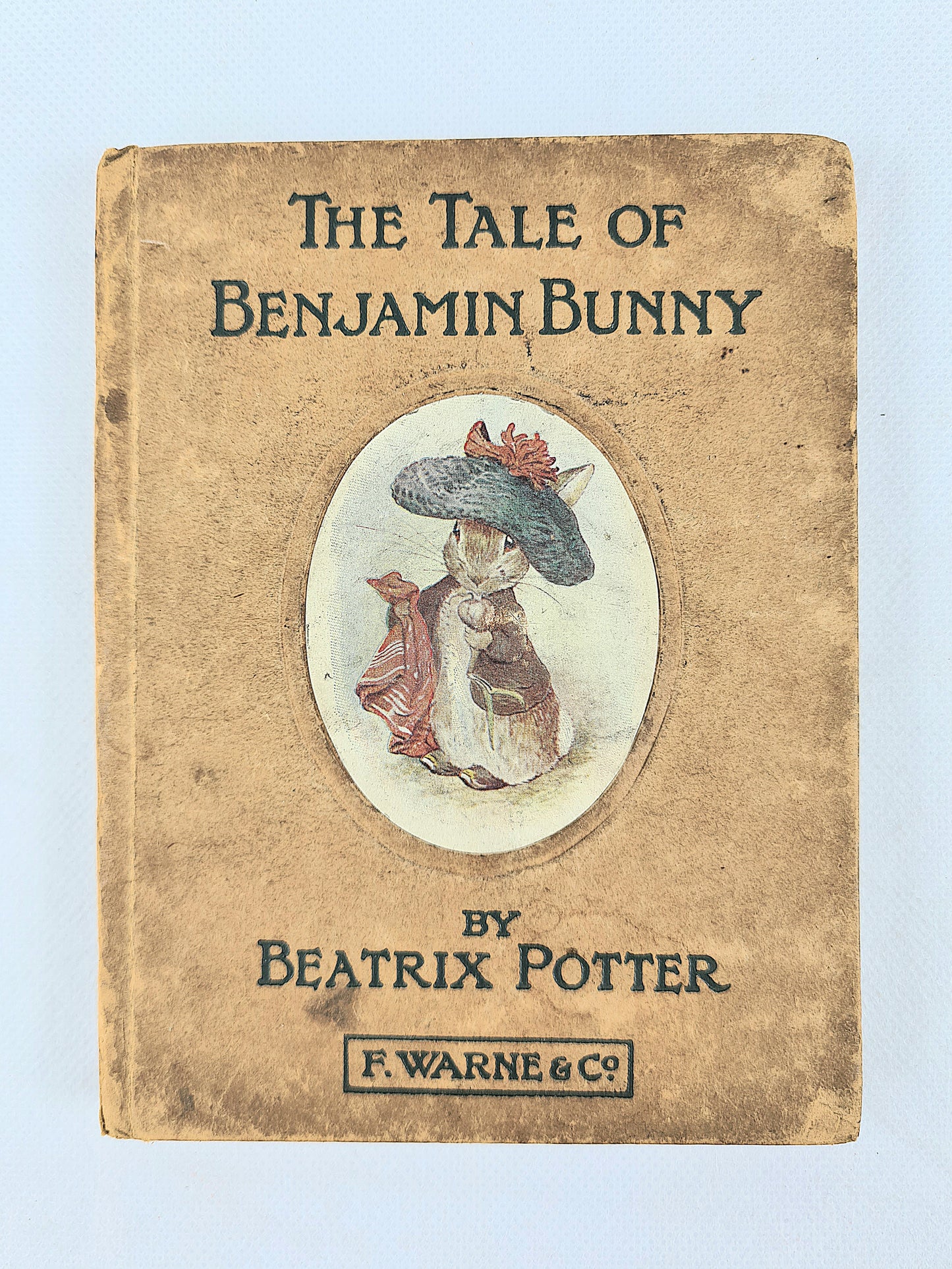 The Tale of Benjamin Bunny by Beatrix Potter. First edition 1904. Frederick Warne and Co