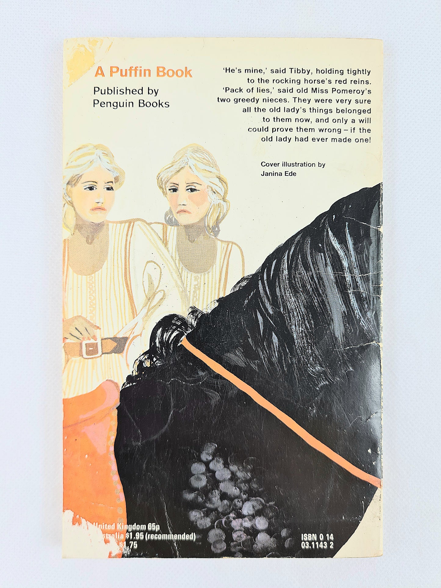 The Rocking Horse Secret by Rumer Godden. Old children's book. Puffin Books