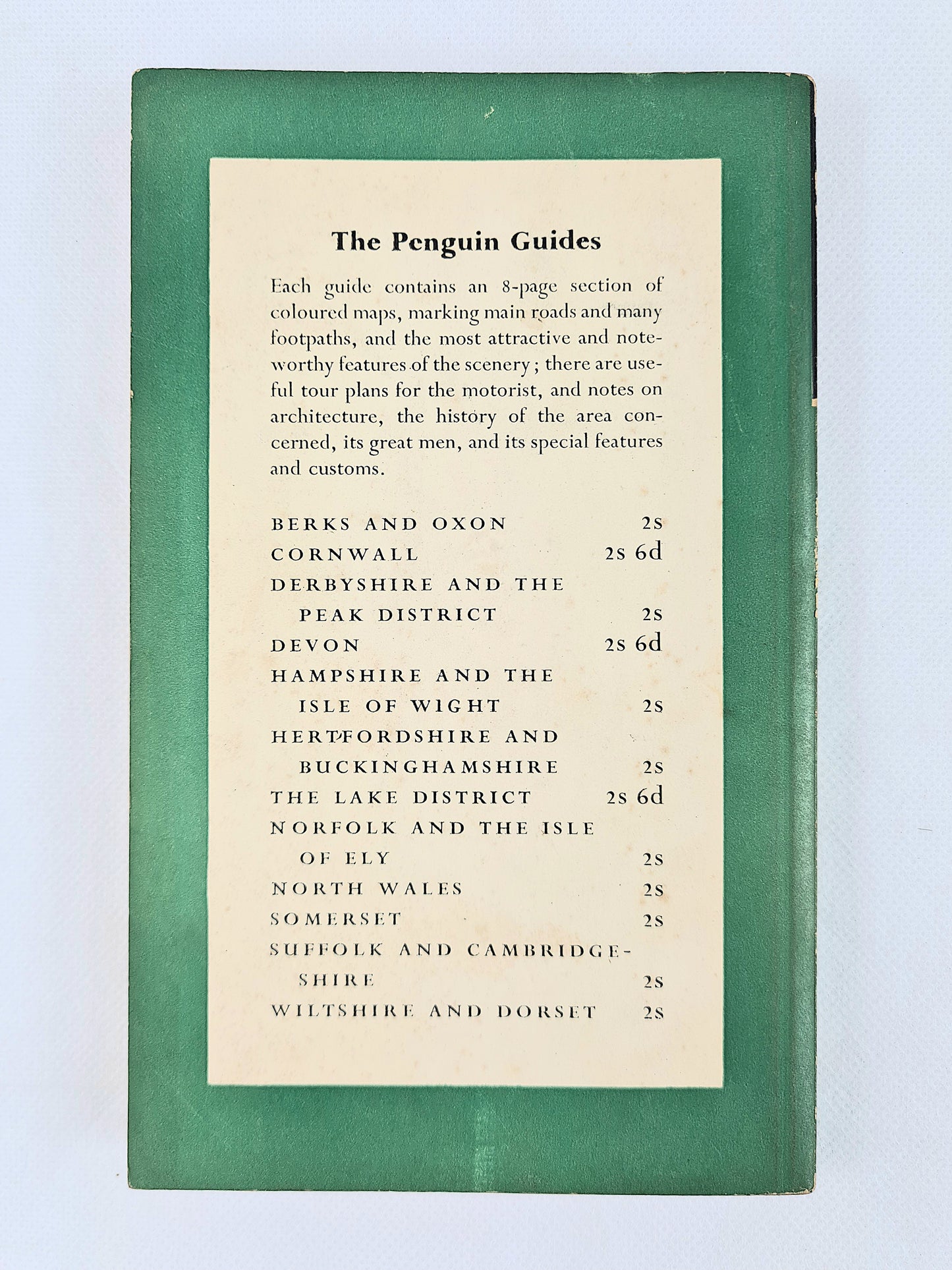 The Penguin Guides, Devon. Vintage travel book. Penguin Books