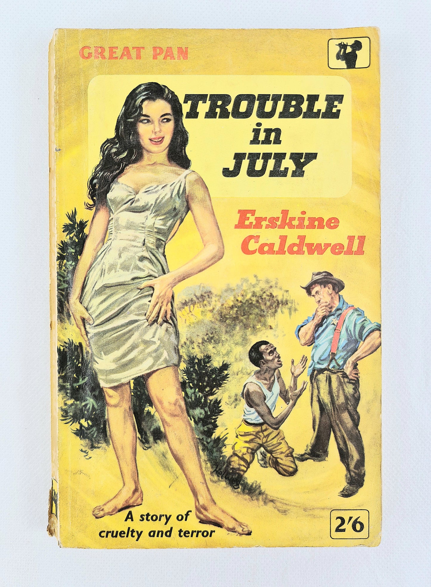 Trouble In July by Erskine Caldwell. Vintage Pan Books