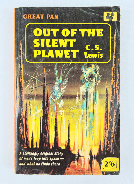 Out of the silent planet by CS Lewis. Vintage Pan book