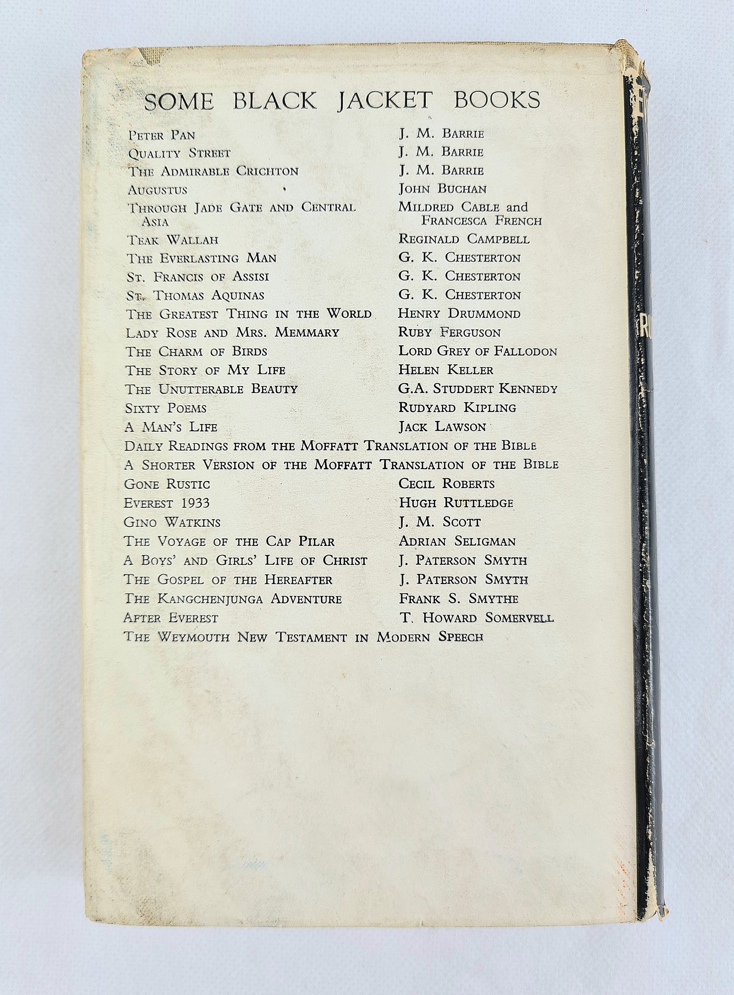 Everest 1933 by Hugh Ruttledge. Vintage hardback book