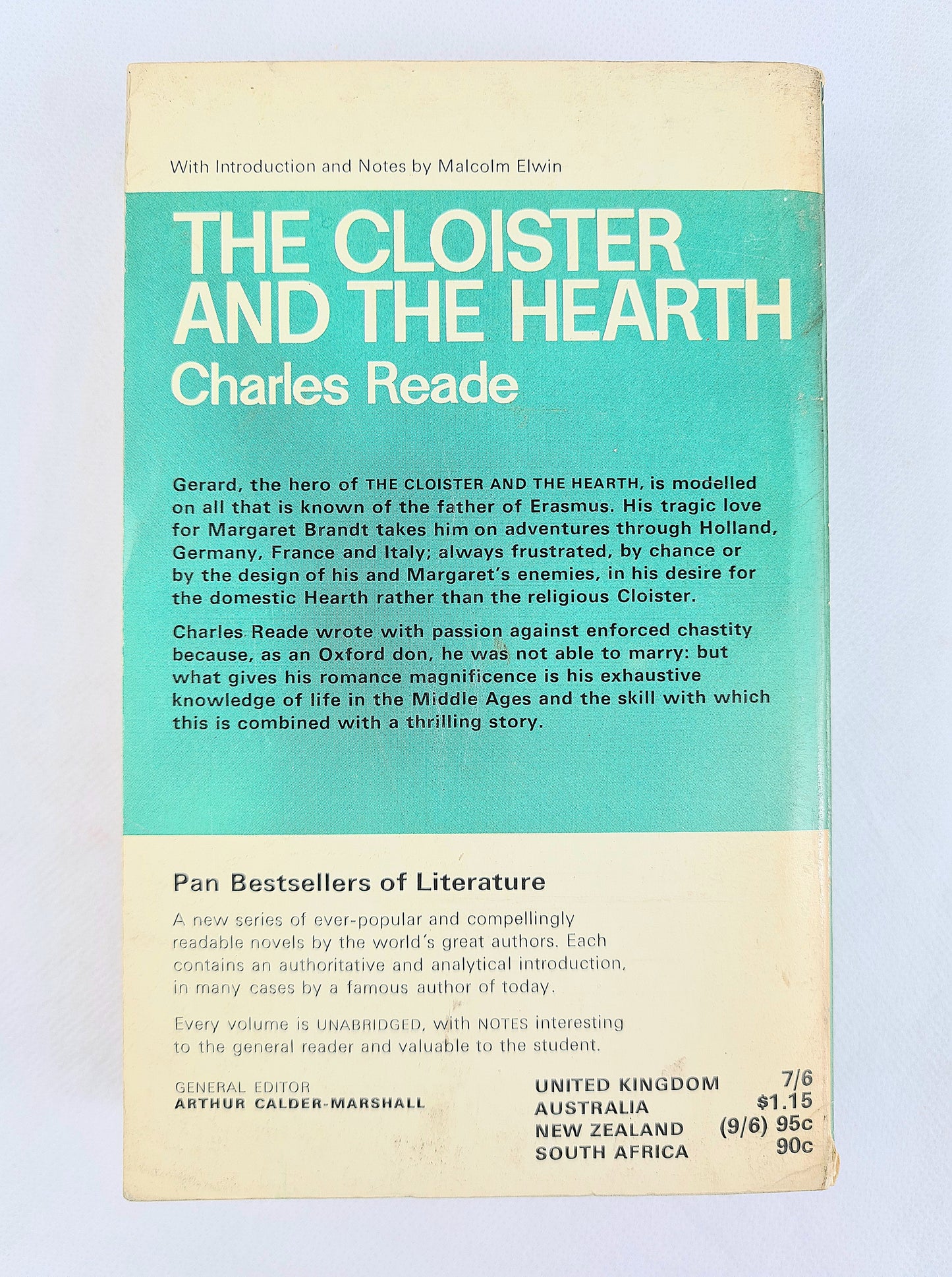 The Cloister And The Hearth by Charles Reade. Vintage paperback.