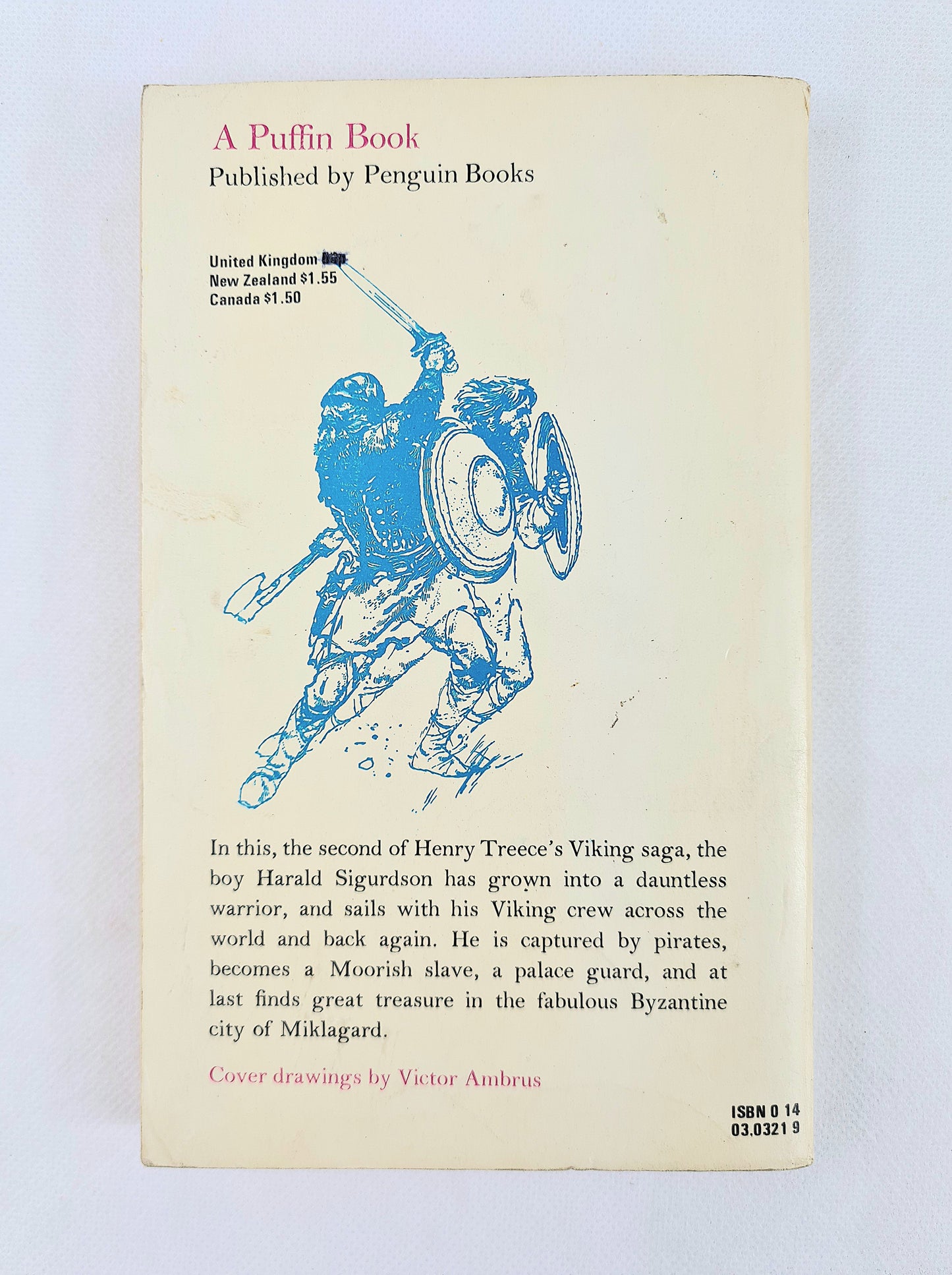 The Road To Miklagard by Henry Treece. Vintage childrens books. Puffin publications