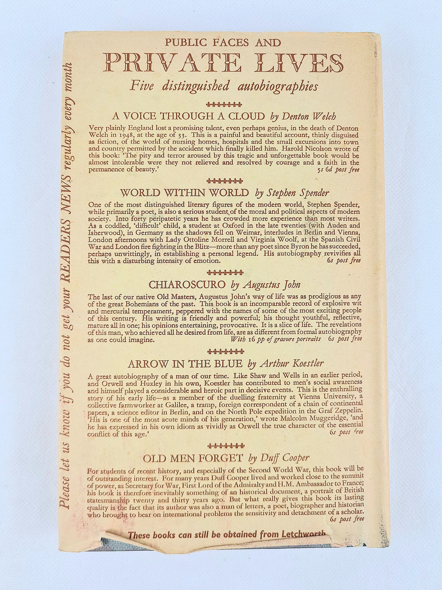 The Railway Game by Clifford Dyment. Vintage autobiography. Hardback book