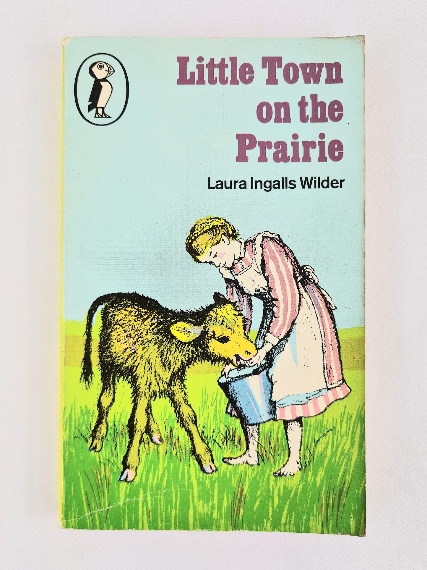 Little Town on the Prairie. Old children's book. Puffin Books