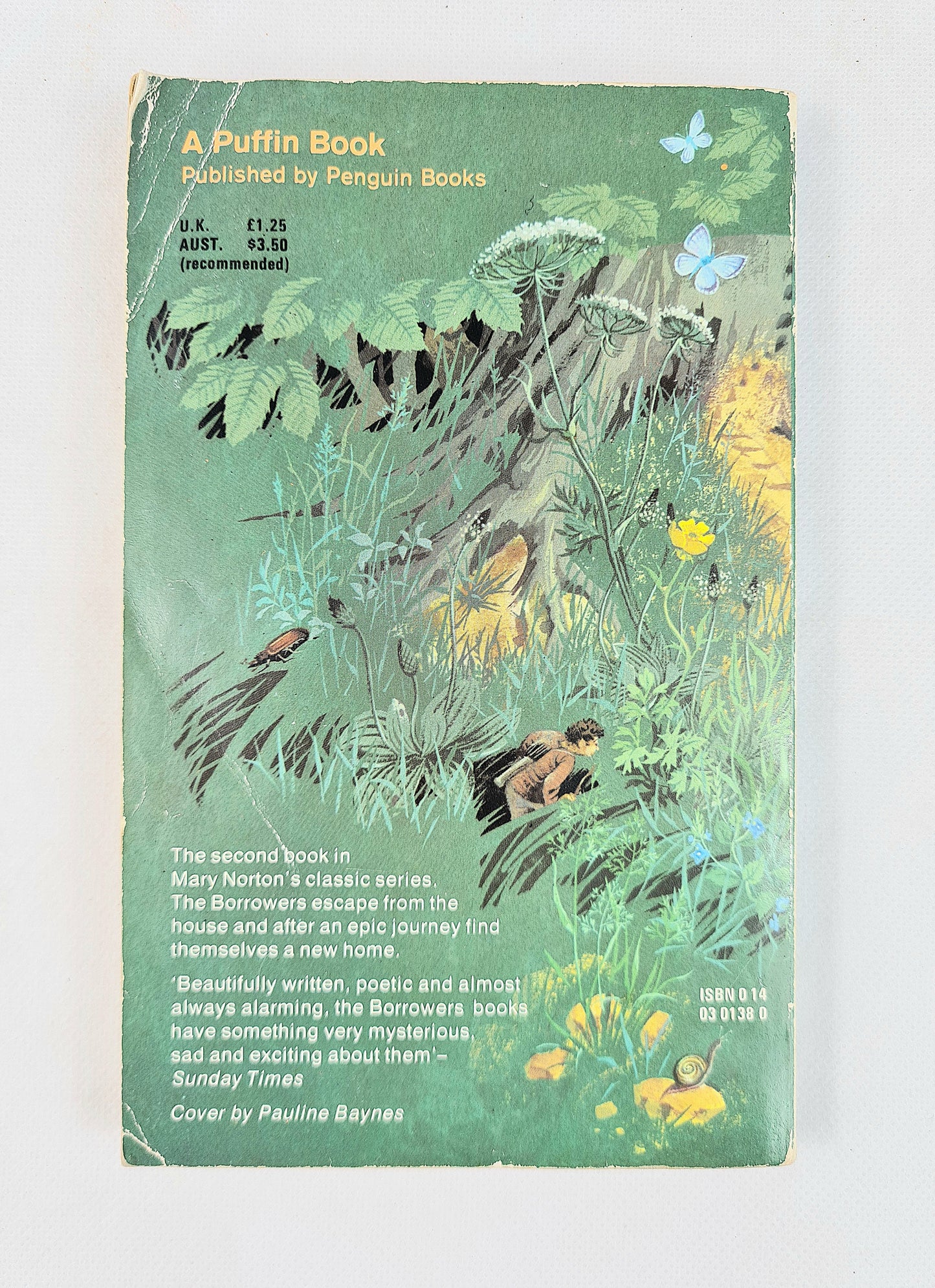 The Borrowers Afield by Mary Norton. Children's Puffin book