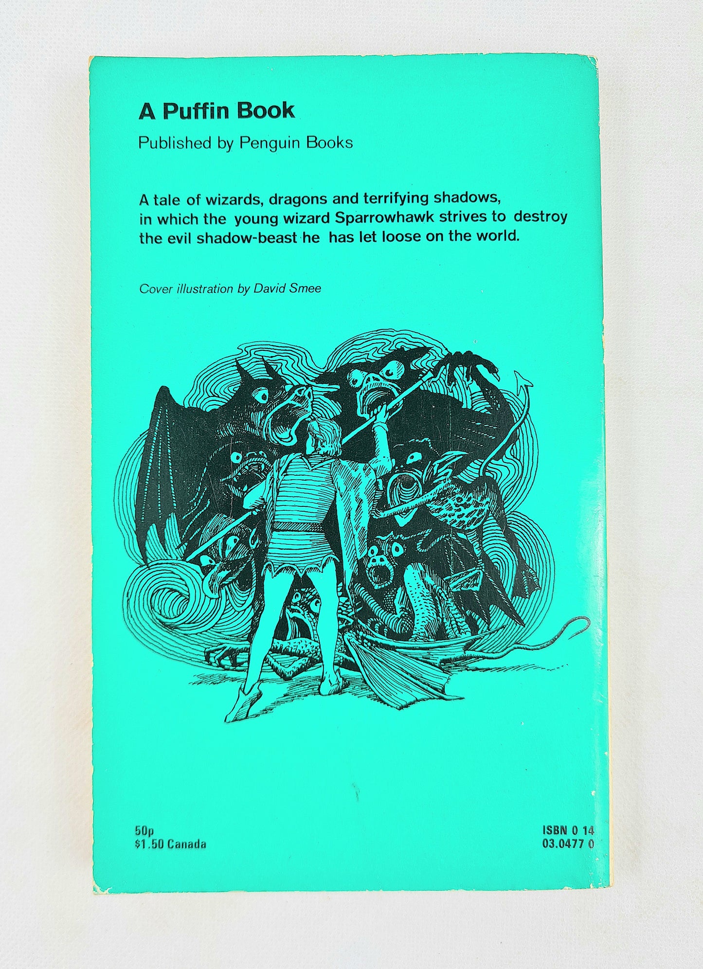 A Wizard of Earthsea by Ursula Le Guin. Vintage children's book