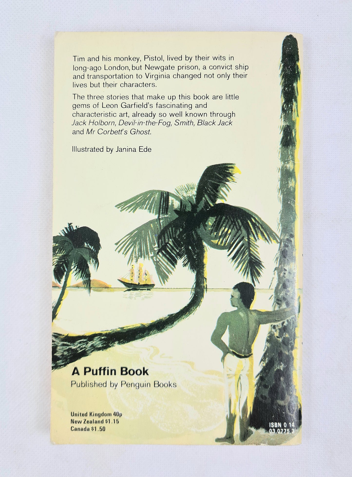 The Adventures of the Boy And The Monkey by Leon Garfield. Vintage childrens Puffin book