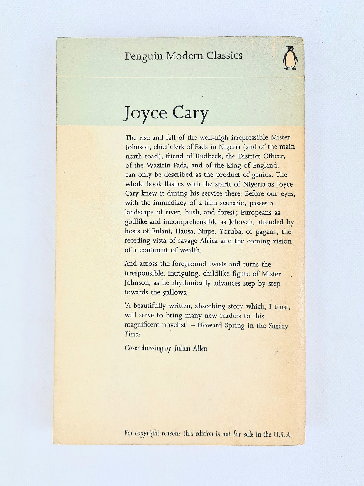 Mister Johnson – Joyce Cary Penguin Modern Classics