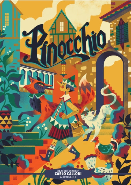 Pinocchio by Carlo Collodi. New Illustrated Children's book. Hardback