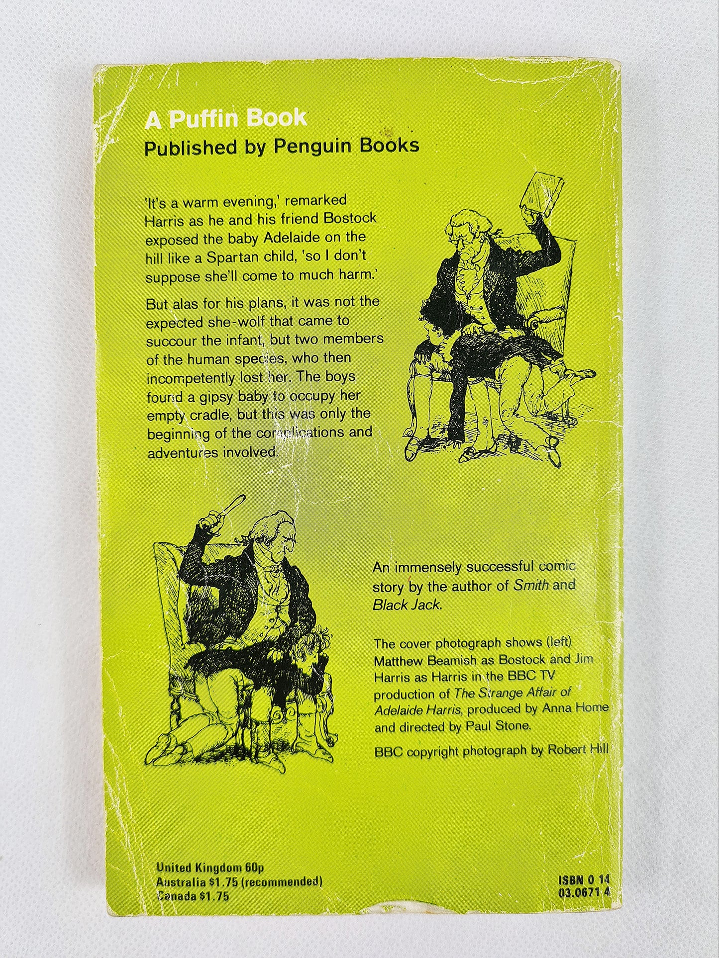 The Strange Affair Of Adelaide Harris, Vintage Puffin book 1974