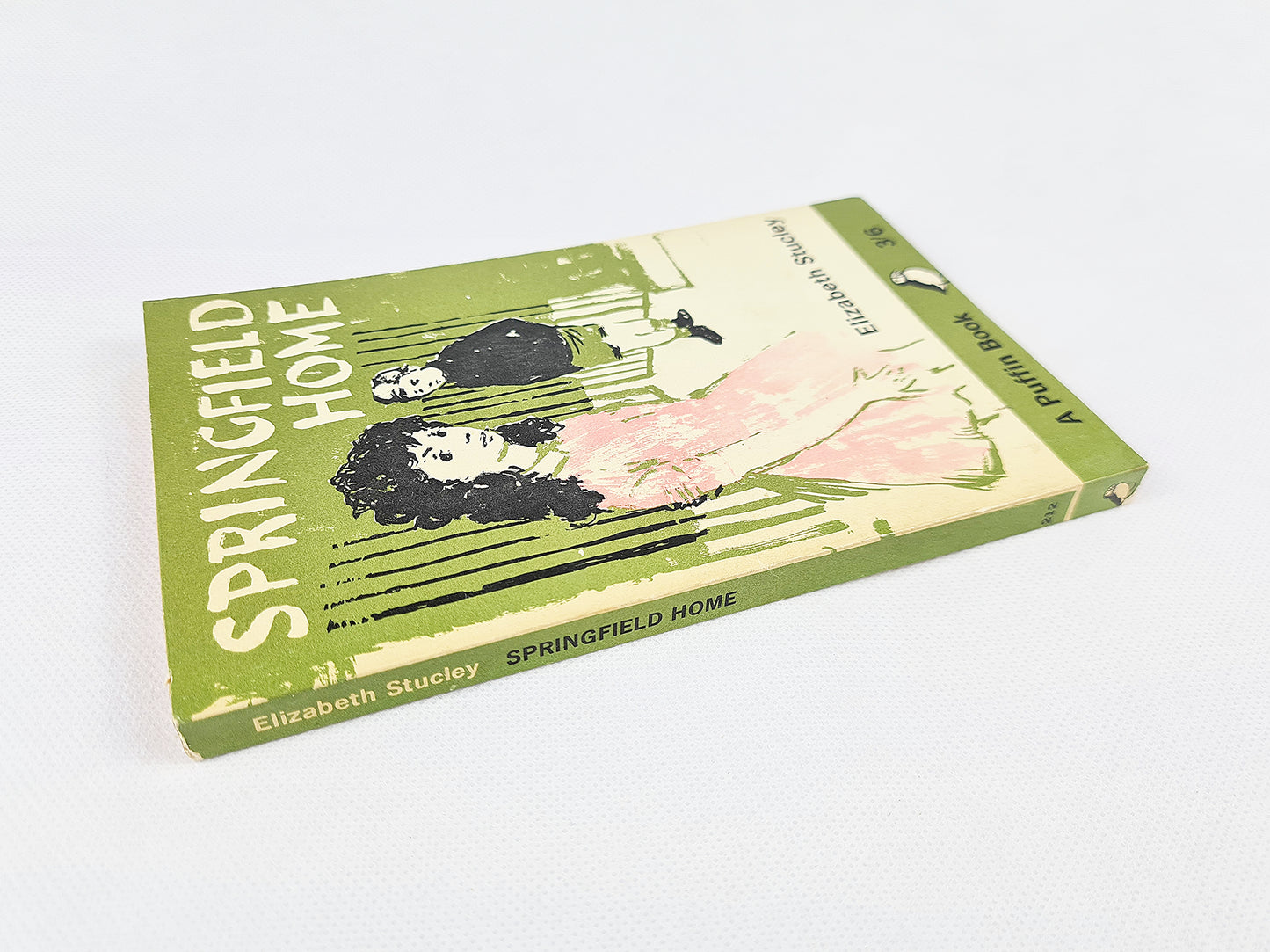 Springfield home, vintage puffin book