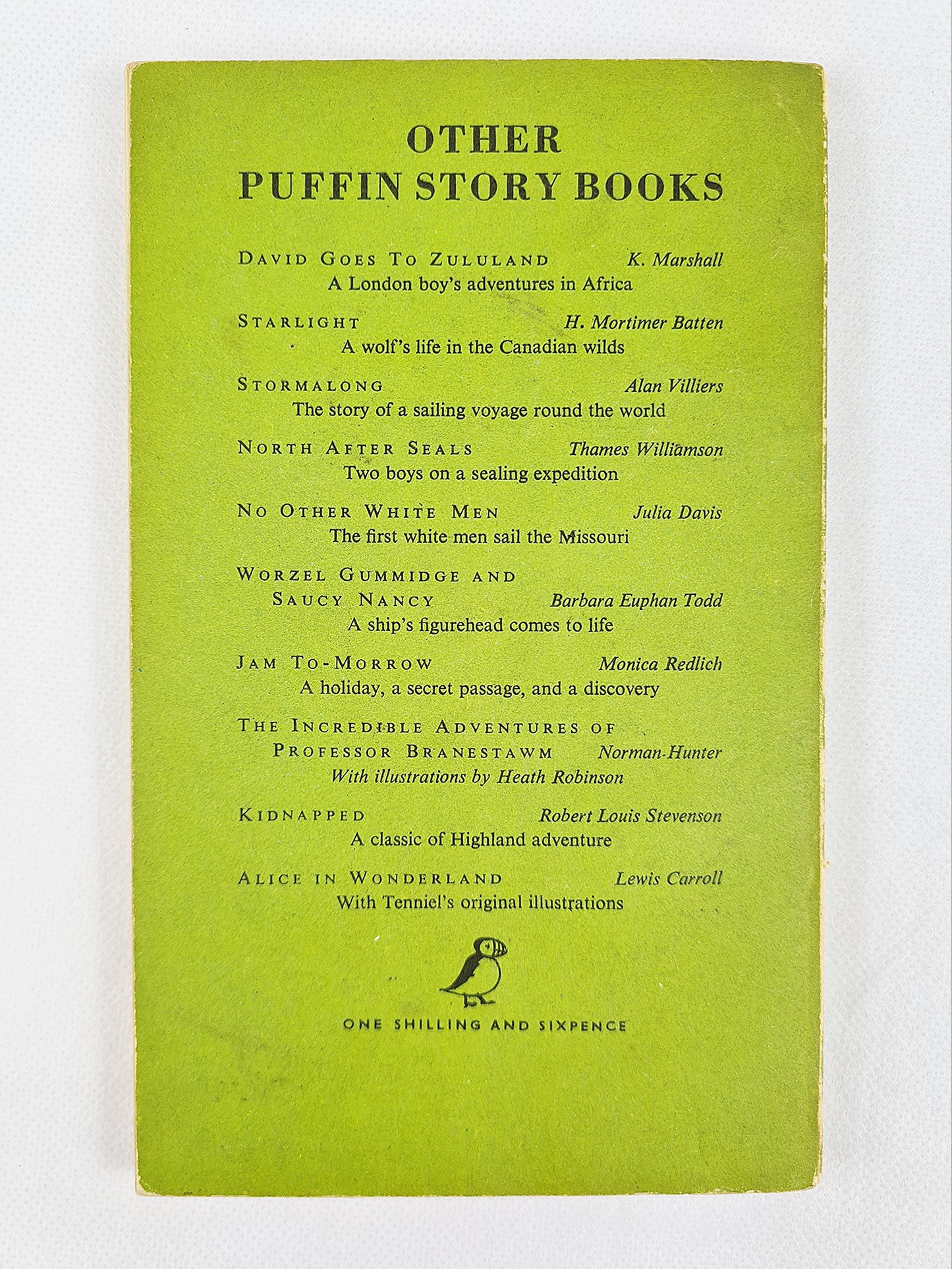 Red Ruff, The Life Story Of A Fox, Mortimer Batten. Vintage Puffin Book, first edition 1947