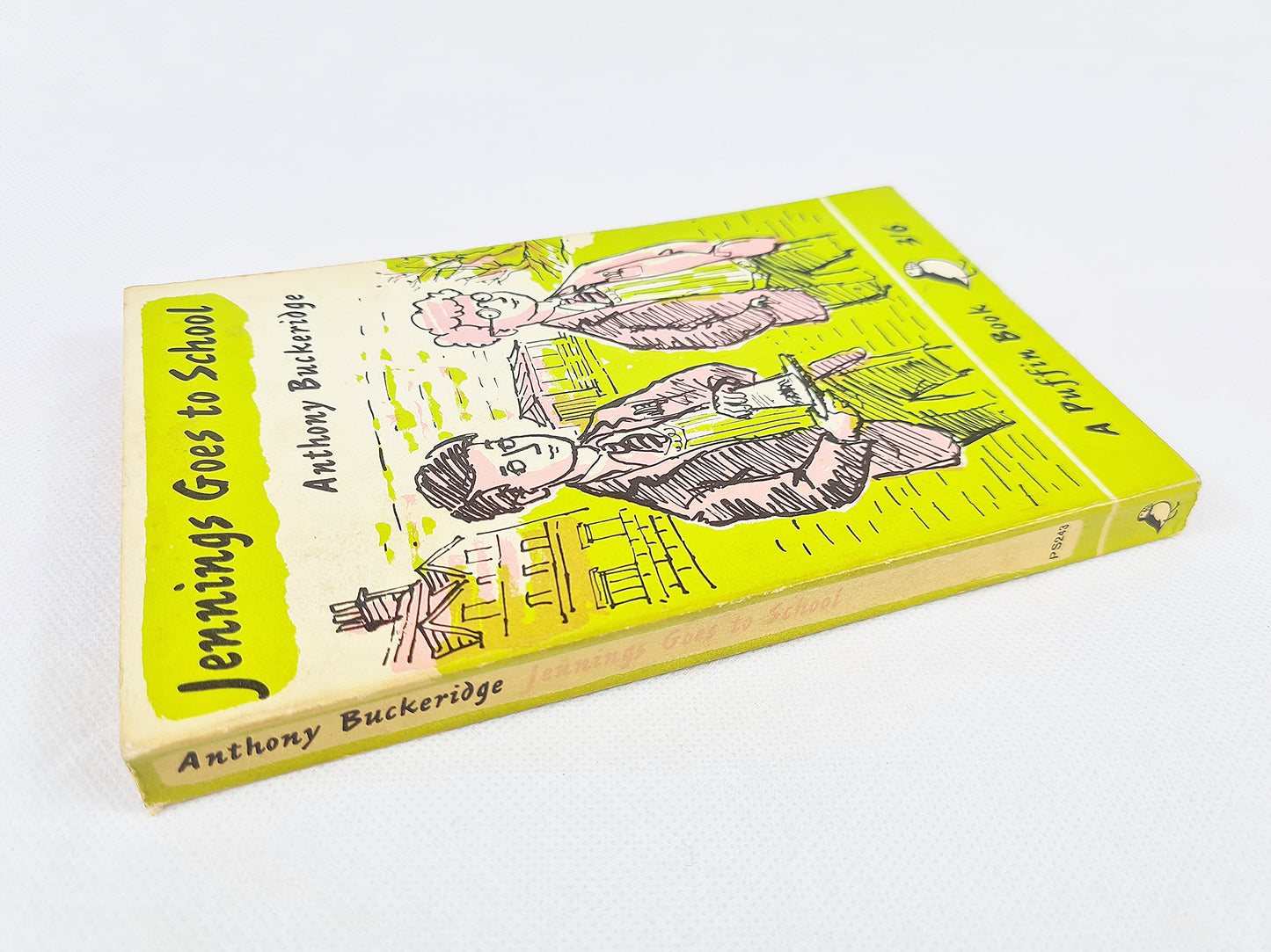 Vintage childrens book with a nice cover design. Puffin publications