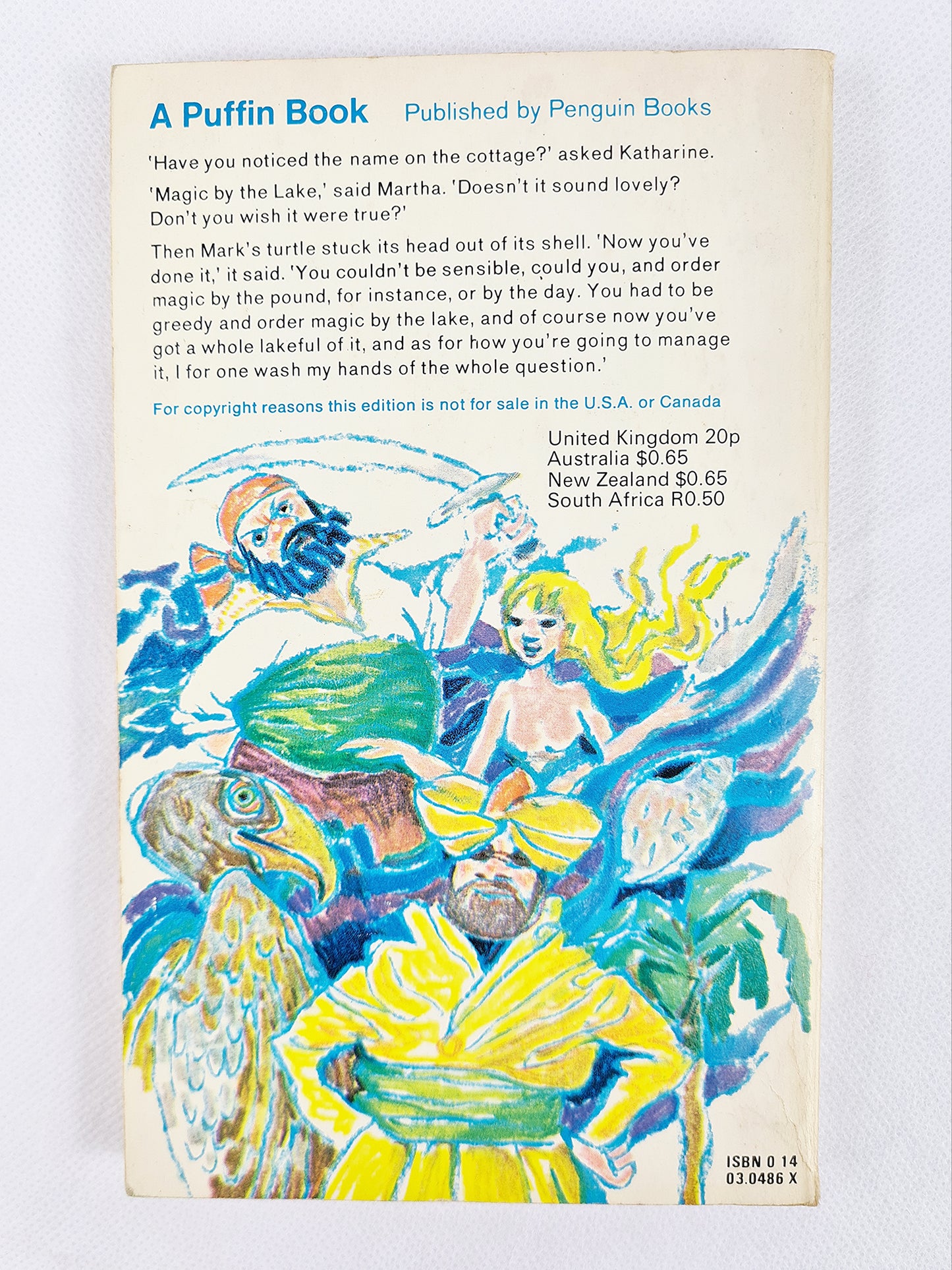 Magic By The Lake by Edward Eager. Vintage childrens puffin book 1972