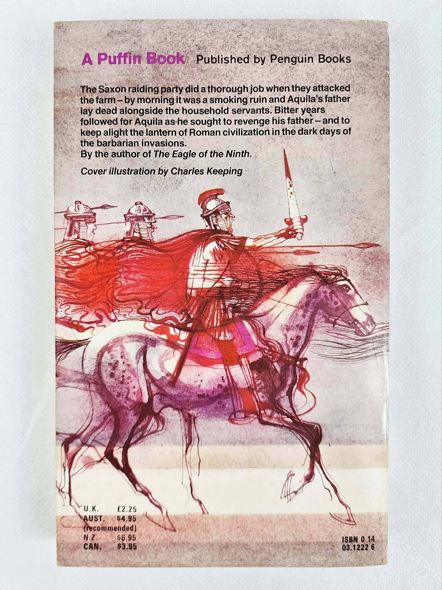 The Lantern Bearers by Rosemary Sutcliff. Vintage childrens book 1984