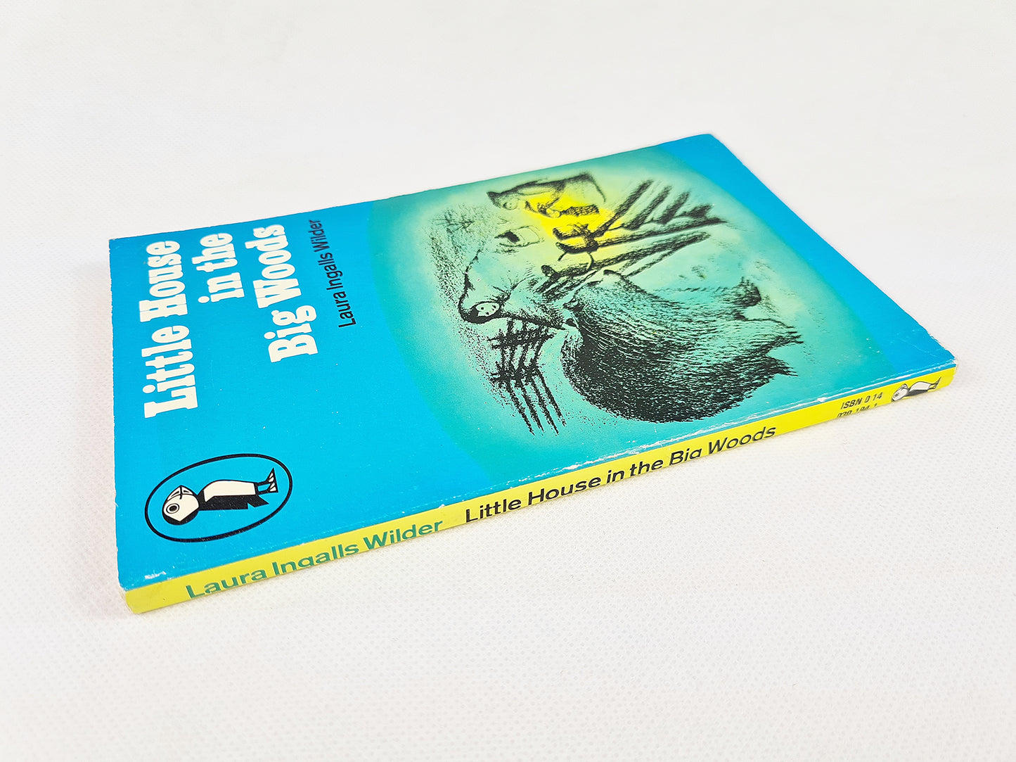 Vintage puffin book, little house in the big woods