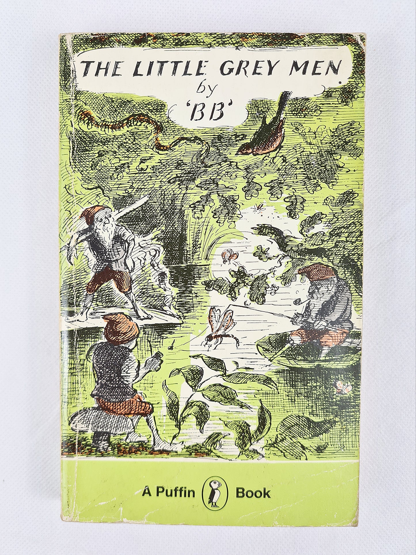 The Little Grey Men, vintage childrens book with a nice cover design