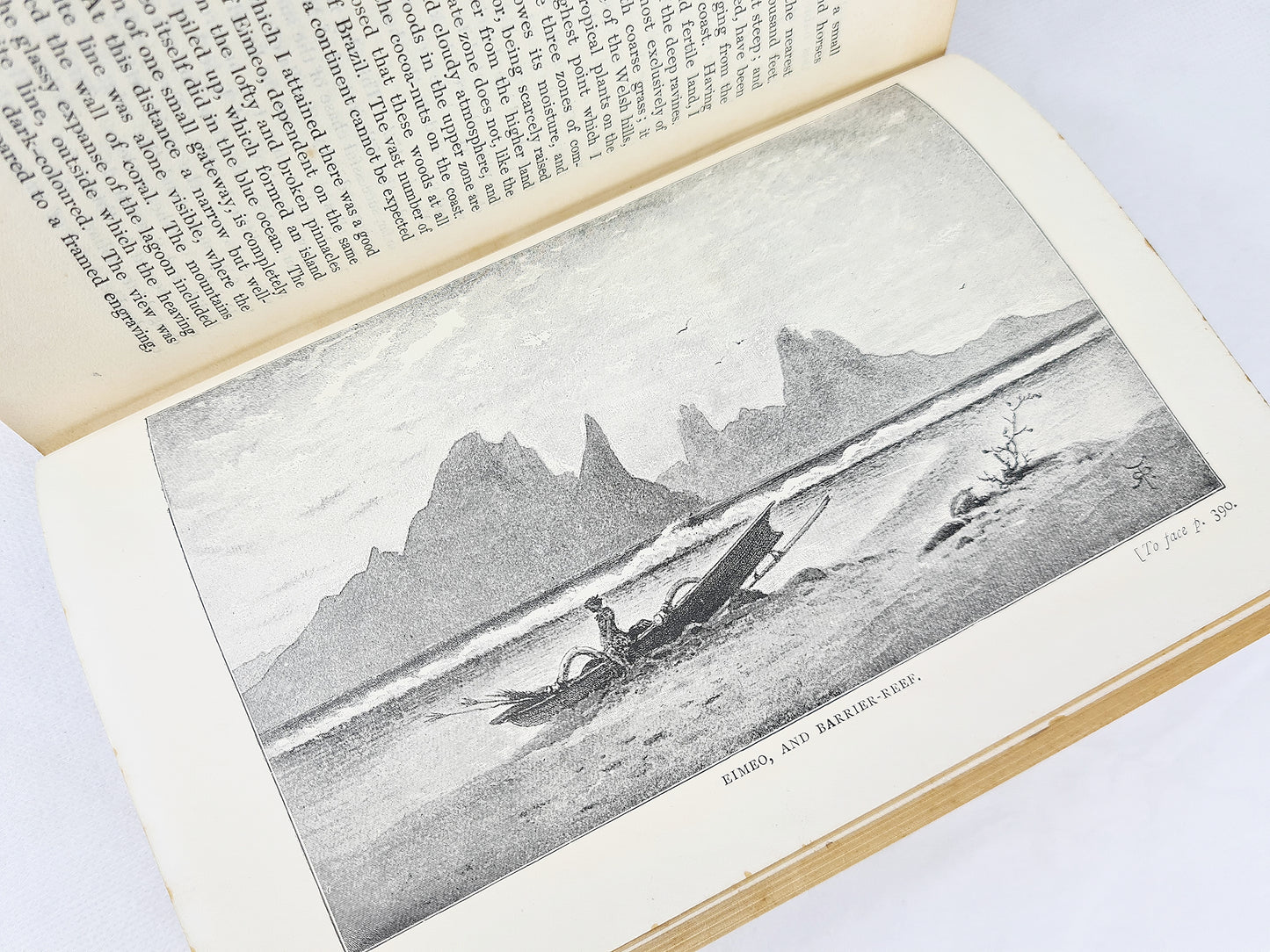 A Naturalists Voyage Around The World - Charles Darwin. Antique 1909 Edition