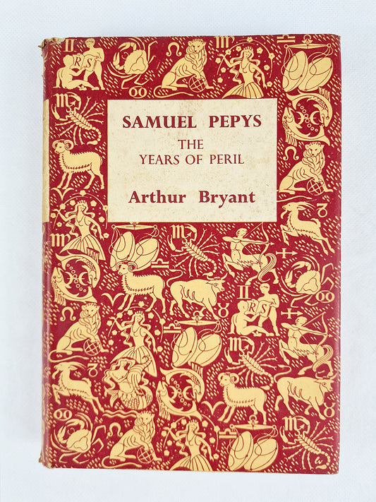 Old history book about Samuel Pepys with a really nice cover design. 