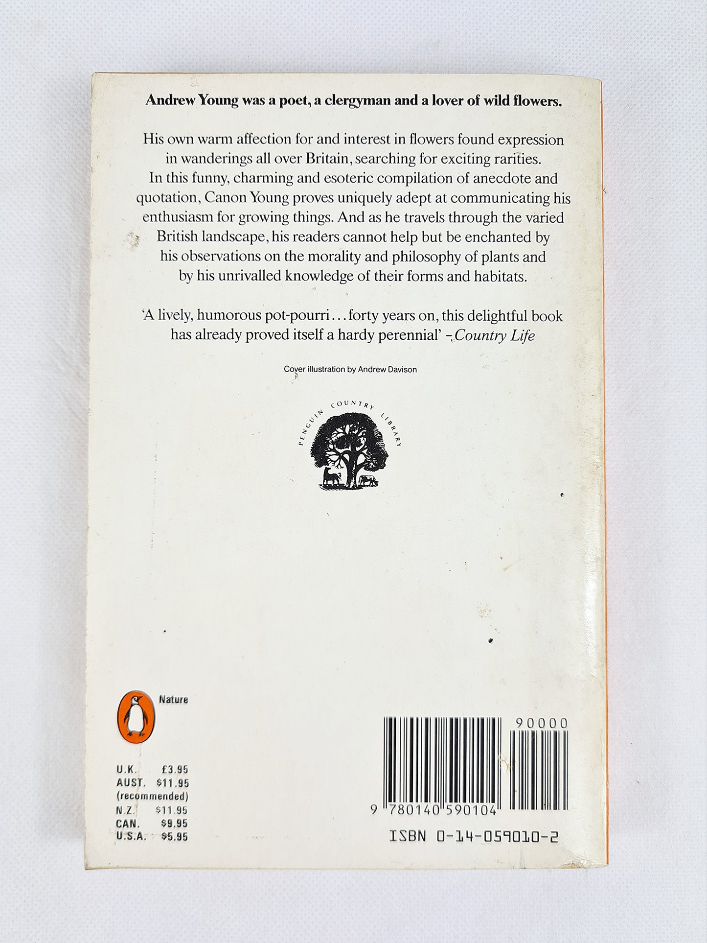 A Prospect Of Flowers by Andrew Young. A book about wild flowers. Penguin books