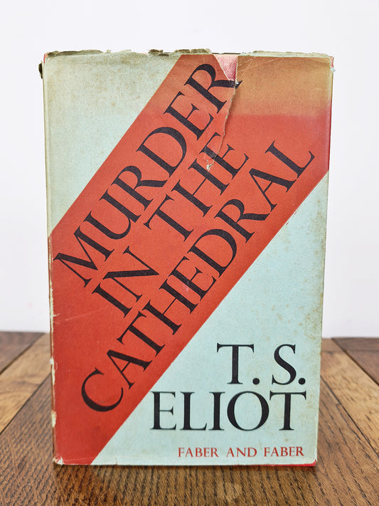 Murder in the Cathedral by TS Eliot vintage hardback book 
