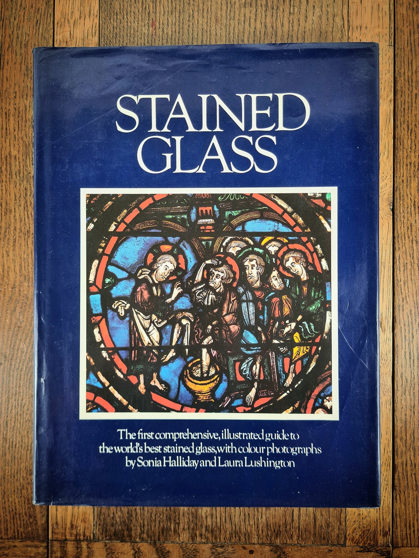 Large books on stained glass. Coffee table books