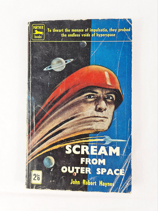 Scream from outer space, vintage book