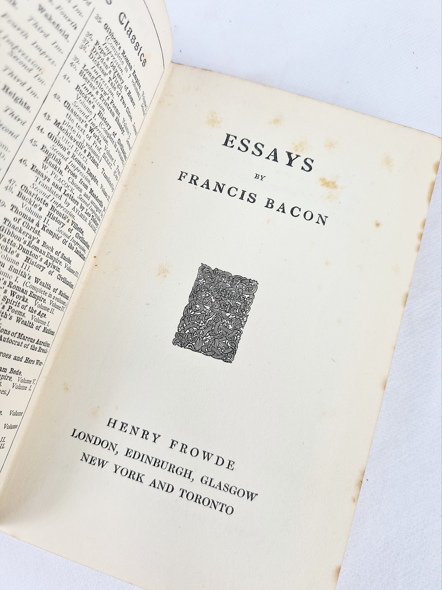 Essays By Francis Bacon