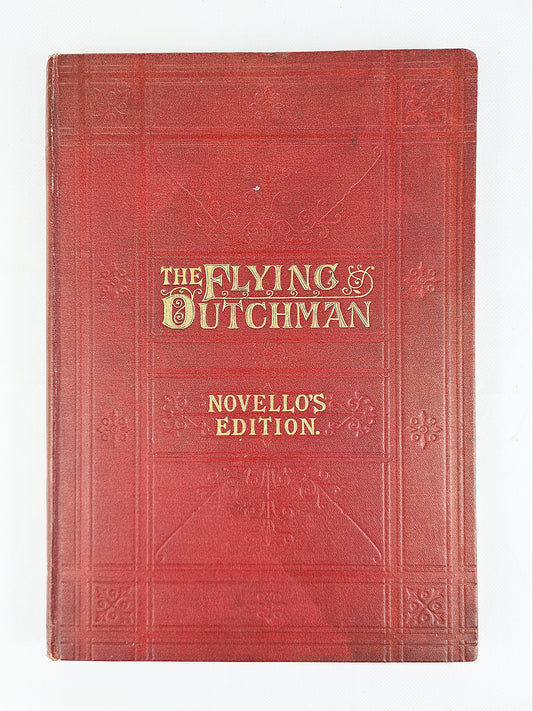 The flying dutchman, antique music book