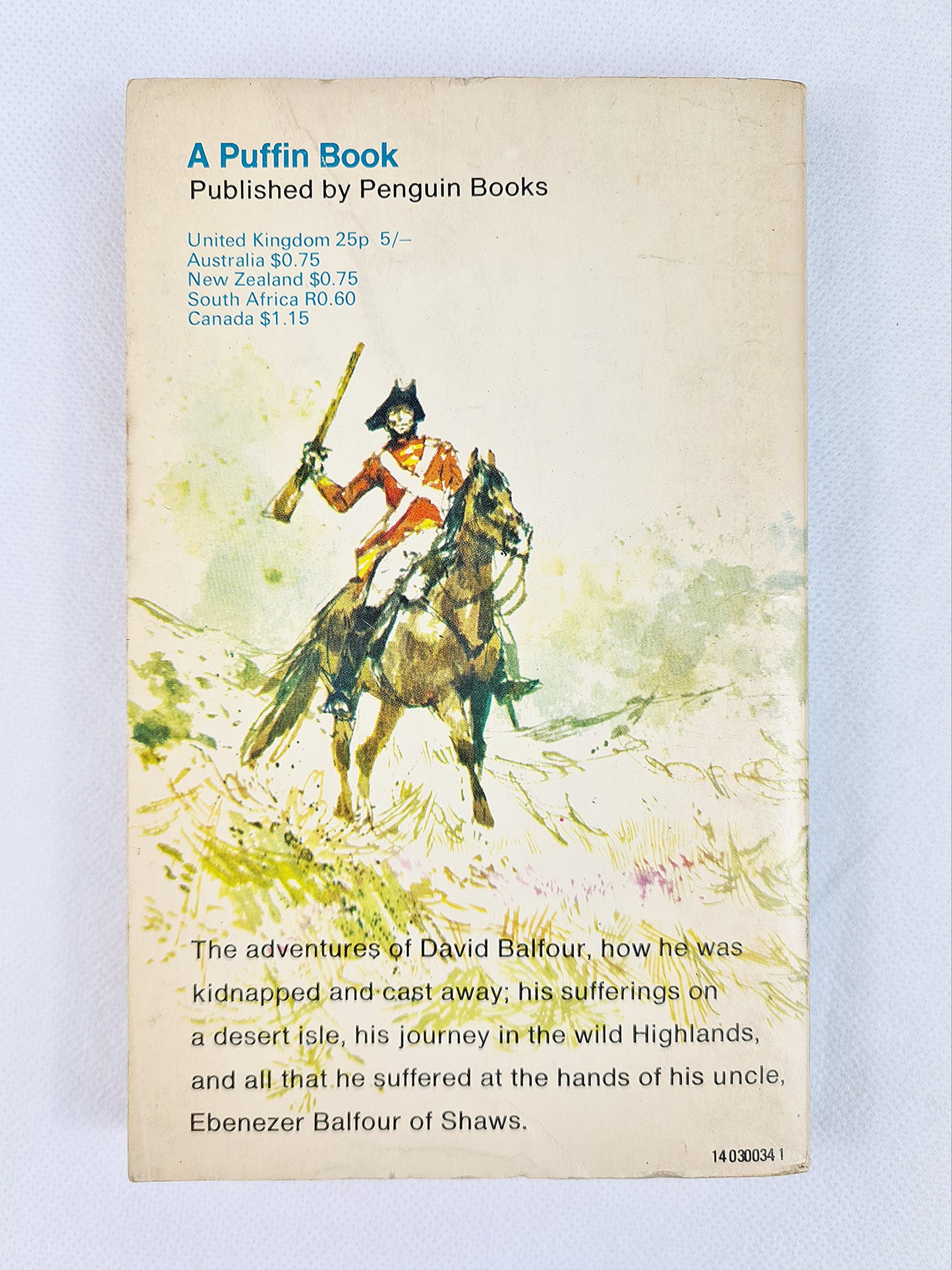 Kidnapped, Robert Louis Stevenson - Puffin Books 1971