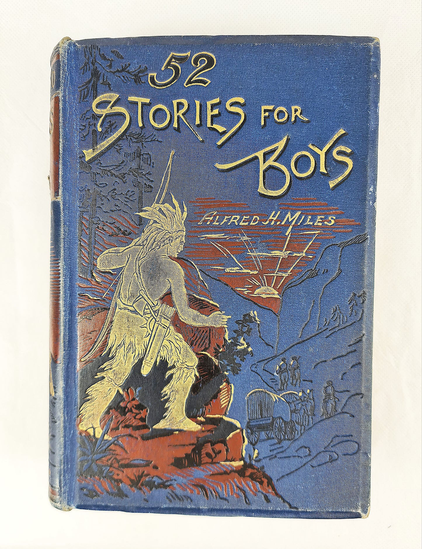 Decorative antique book, Stories For Boys